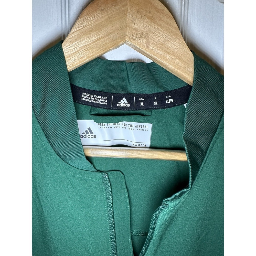 Adidas USF BULLS South Florida Team Issued 1/4 Zip Green Long sleeve Ladies XL - Picture 3 of 5